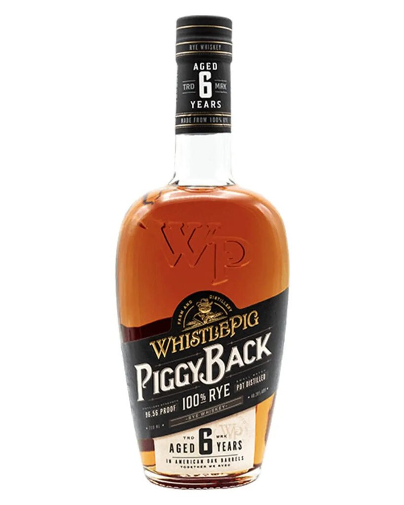 Wholesale WhistlePig PiggyBack 100% Rye 6 Year Old Whiskey 70 cl