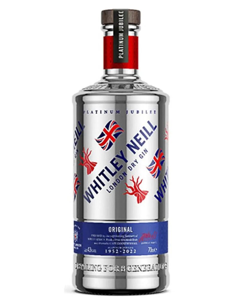 Wholesale Whitley Neill Platinum Jubilee Gin 70 cl