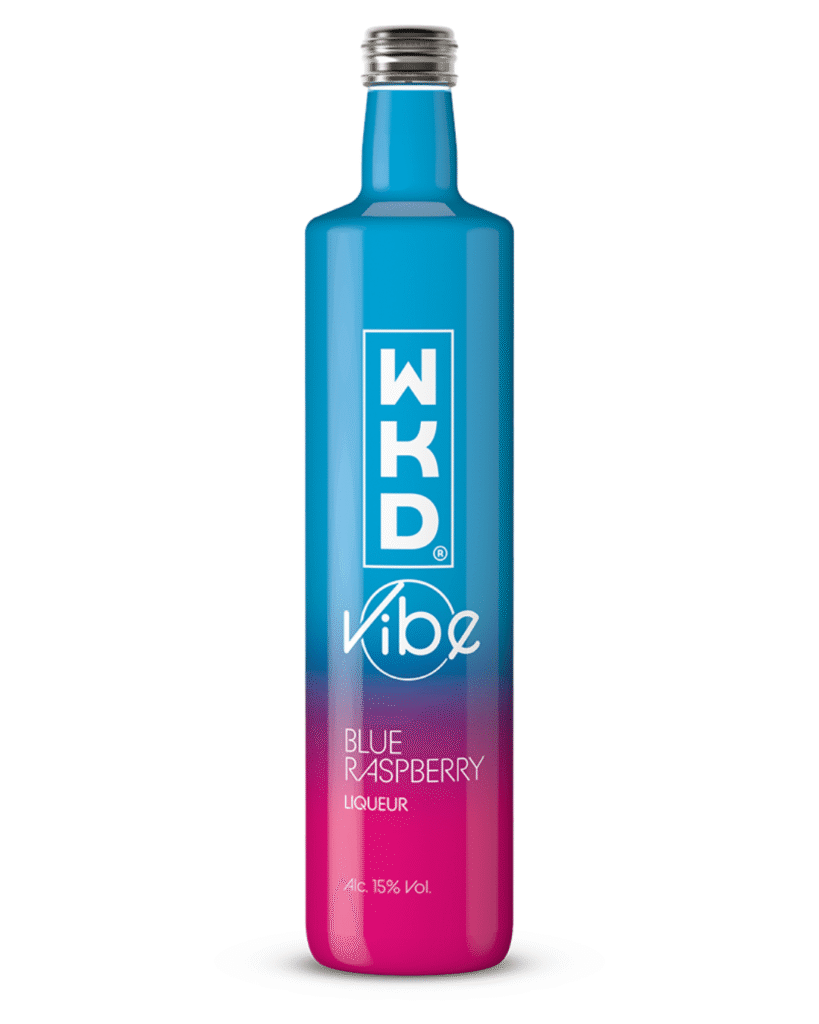 Wholesale WKD Vibe Clear Blue Raspberry Liqueur 50 cl