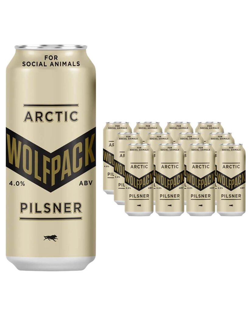 Wholesale Wolfpack Arctic Pilsner Multipack 12 x 440 ml